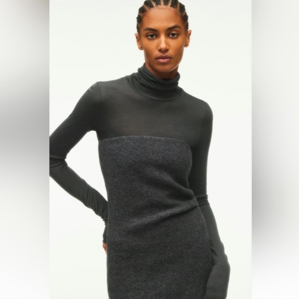 Zara wool strapless tube dress - Picture 6 of 15